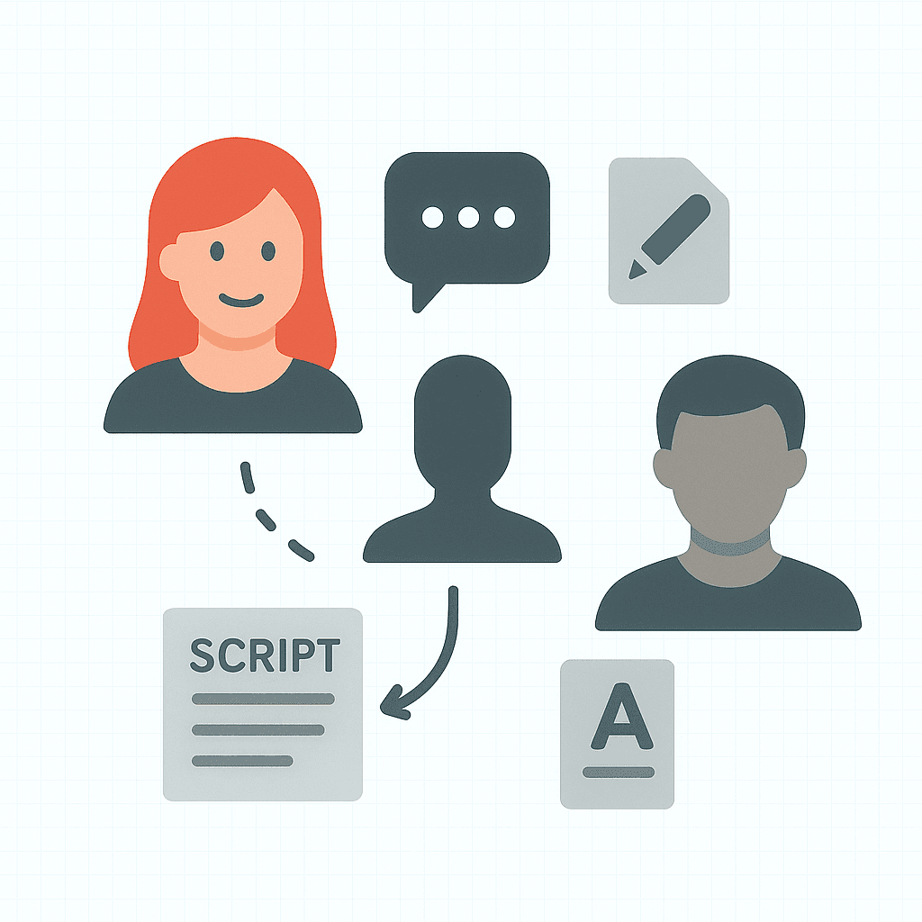 Scriptwriters & Creative Teams use case